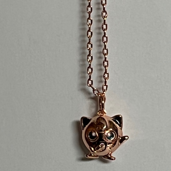 Jigglypuff Pokemon Charm Pendant Adjustable Necklace Anime Chain Jewelry Rose - Picture 3 of 8